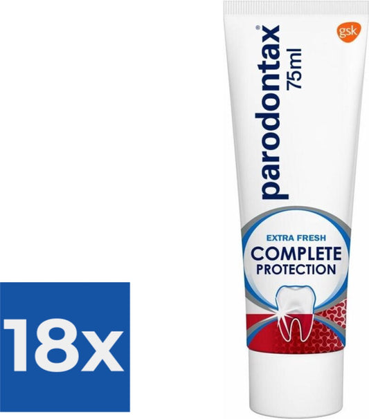Parodontax - Dentifrice - Protection Complète - Extra Fraîcheur - 75 ml x 18