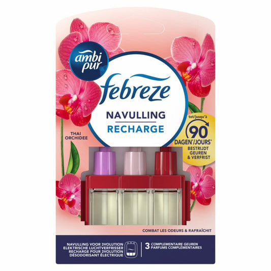 6x Recharge Ambi Pur 3volution Orchidée Thaïlandaise 20 ml