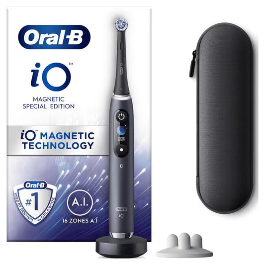 Brosse à dents électrique magnétique Oral-B iO noire édition spéciale