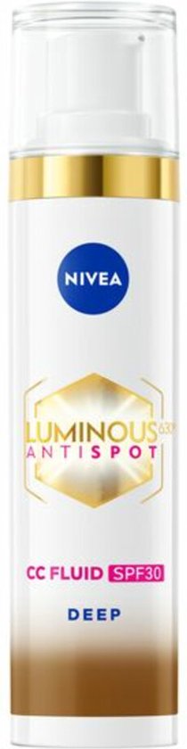 Crème fluide CC NIVEA Cellular LUMINOUS630 avec SPF 30 - Profond - 40 ml