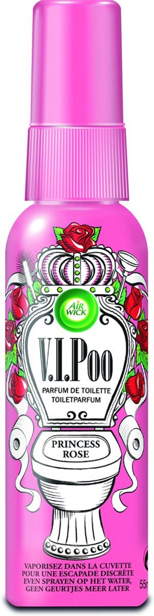 Parfum de toilette Airwick VIPoo - Princesse Rose
