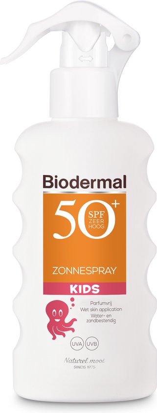 Crème Solaire Biodermal Enfant - Spray Solaire Enfant - SPF 50+ - 175 ml