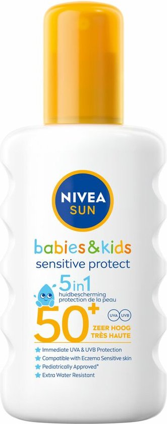 Nivea Sun Babies & Kids Sensitive Protect Zonnespray SPF 50+ 200 ml