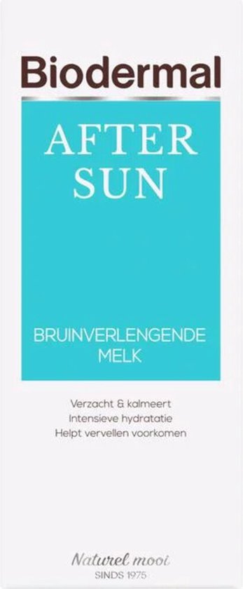 Lait bronzant après-soleil Biodermal - après-soleil au panthénol apaisant - 200 ml