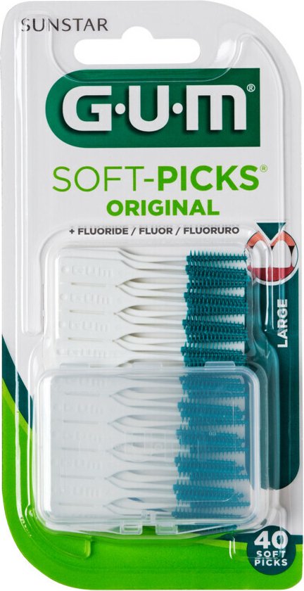 GUM Soft-Picks Large - 4 x 50 stuks - Voordeelverpakking