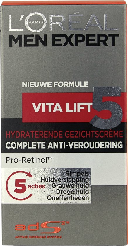 L'Oréal Paris Men Expert Vita Lift Crème Visage Hydratante - 6 x 50 ml