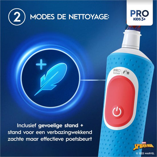 Brosse à dents électrique Oral-B Pro Kids Spider-Man