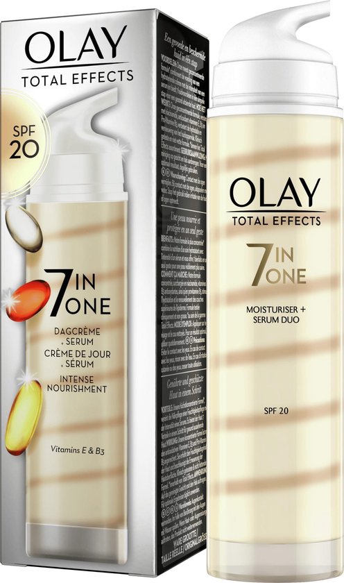 Duo crème de jour et sérum hydratants Olay Total Effects - FPS 20 - 40 ml