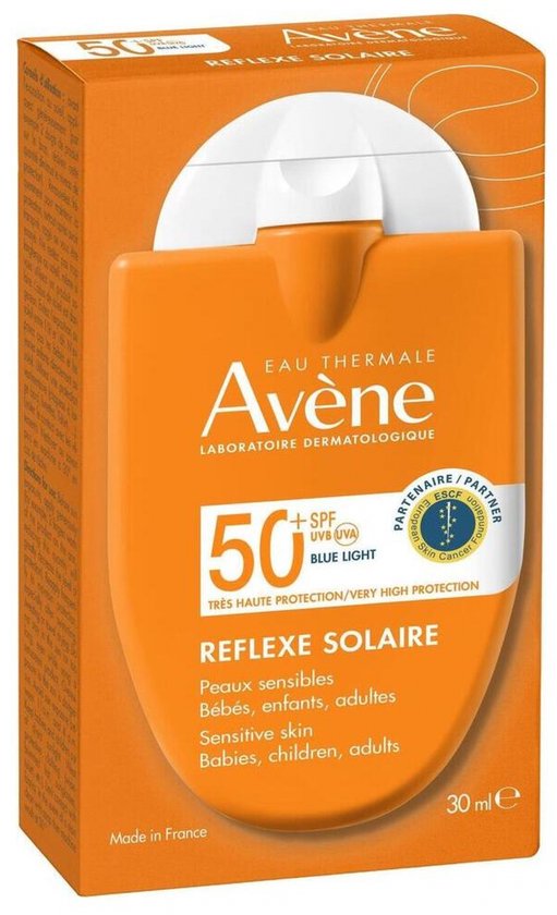 Avène - Zonnebrand - Reflex Familie - SPF 50+ - Voor Gezicht en Lichaam - Gevoelige Huid