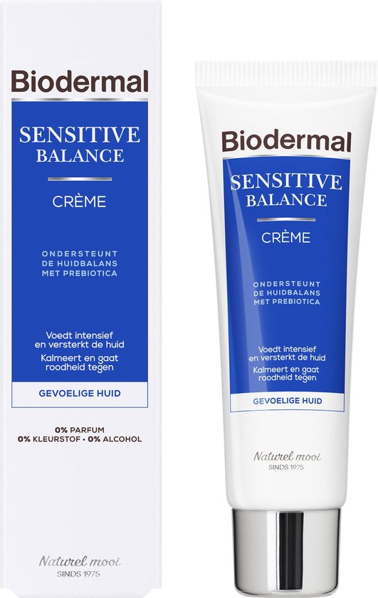 Biodermal Sensitive Balance Crème - Dagcrème voor de gevoelige huid - 50ml
