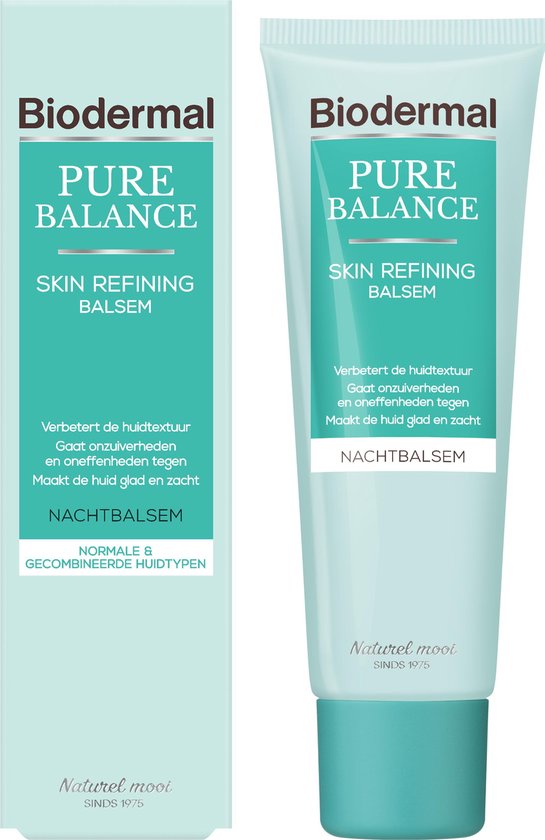 Biodermal Pure Balance Skin Refining Balsem Nachtcreme - 50ml