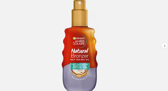 Garnier Ambre Solaire Natural Bronzer Self Tan Dry Oil - 150 ml