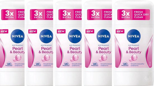 6 x Nivea Deo Stick - Pearl & Beauty - Voordeelverpakking