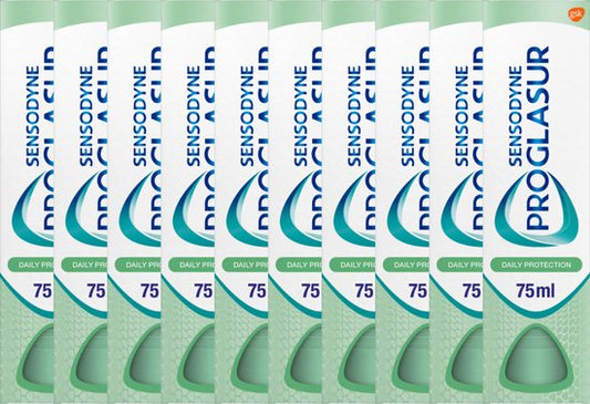 Sensodyne - Dentifrice - Pro Glasur - Protection Quotidienne - 75 ml x 12