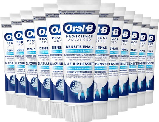 12x Dentifrice Oral-B Pro-Science Protection Quotidienne 75 ml