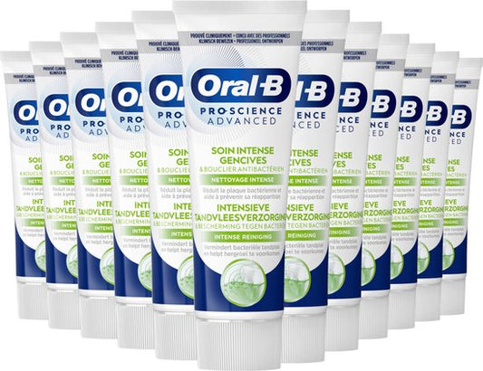 12x Oral-B Tandpasta Pro-Science Advanced Intense Reiniging 75 m