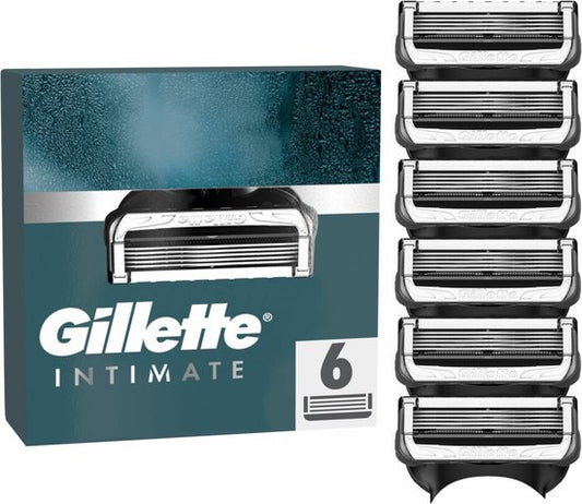 Gillette Intimate - Pour la zone intime - 6 lames de rasoir