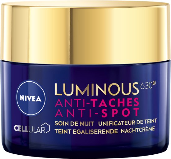 NIVEA Cellular LUMINOUS630 Anti-Spot Egaliserende Nachtcrème Gezicht - 50 ml