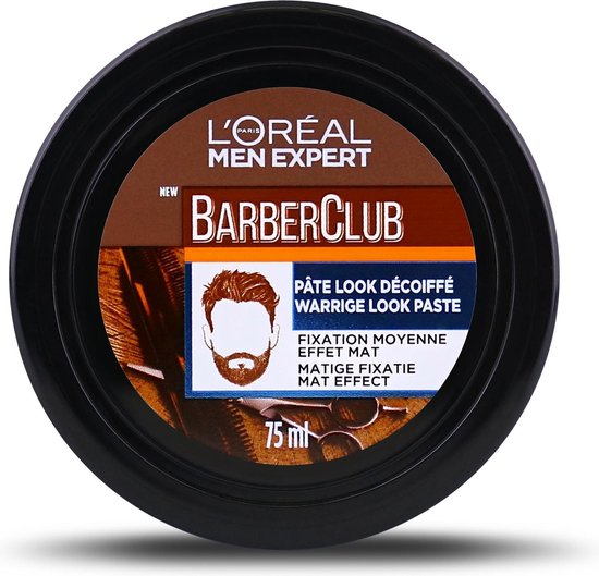 L'Oréal Paris Men Expert Barber Club Wax - Warrige Look - 75 ml- 3 stuks