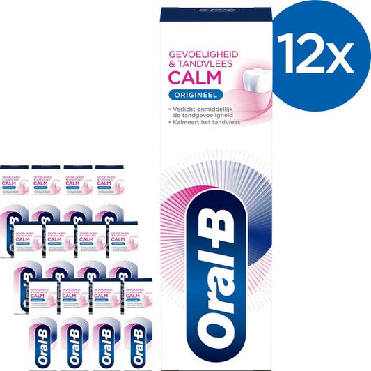 Dentifrice Oral-B Sensibilité et Gencives Calm Original 12 x 75 ml