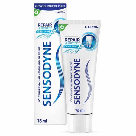 Sensodyne Tandpasta Repair & Protect Cool Mint - 6 x 75 ml - Voordeelverpakking