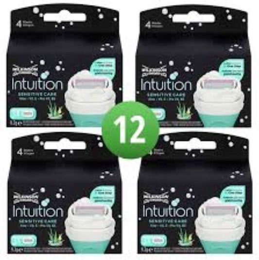 Lames de rechange Wilkinson Intuition Sensitive - Pack économique 4 x 3 pièces