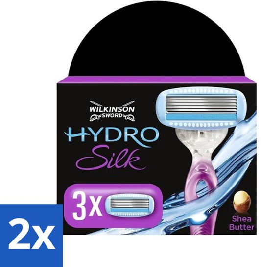 Lames de rasoir Wilkinson Hydro Silk à technologie hydratante, lot de 2 ou 3