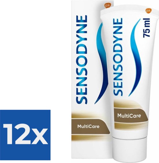 Sensodyne Tandpasta MultiCare 12 x75ml - Nieuwe Verpakking