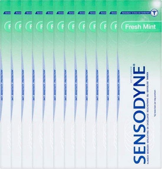Dentifrice Sensodyne - Menthe fraîche - 12 x 75 ml