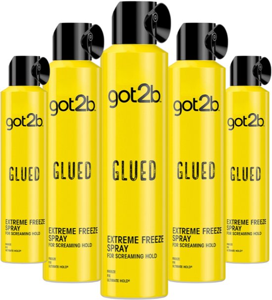 Got2b Glued Hairspray - 72u Hold - Voordeelverpakking - 6x 300ml