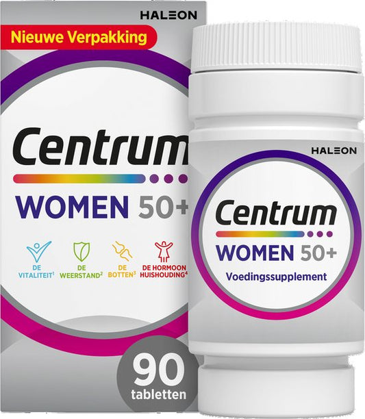 Centrum - Femmes 50+ - Multivitamines - Comprimés - 90 pièces