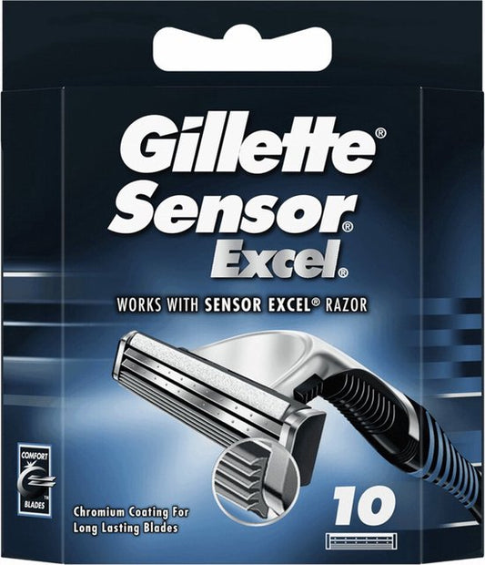 Gillette Sensor Excel - Lot de 10 lames de rasoir