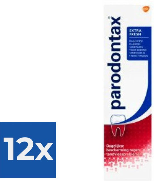 Dentifrice Parodontax - Extra Frais - 75 ml x 12