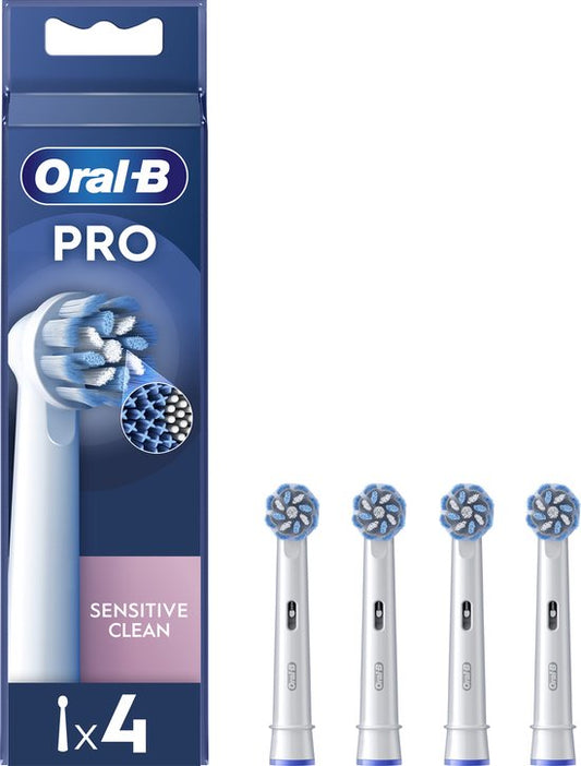 Brossettes de brosse Oral-B Sensitive Clean Pro - Lot de 4