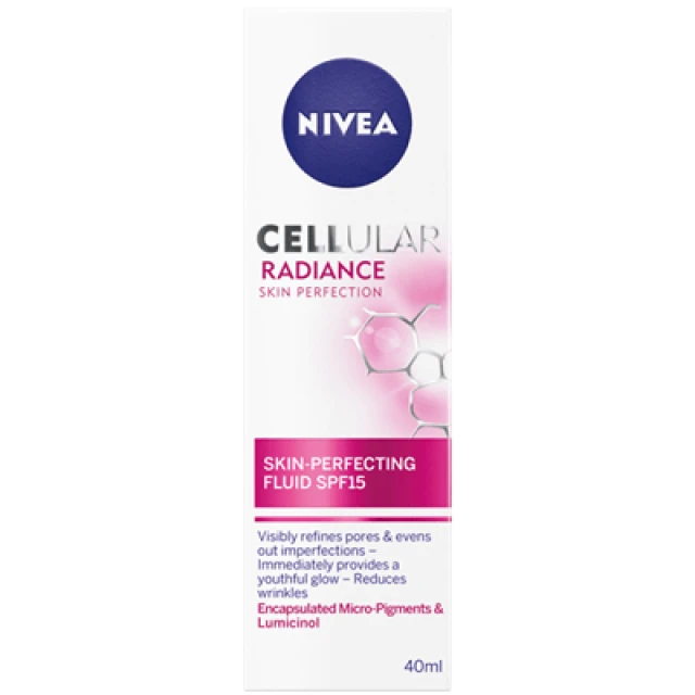 Nivea Cellular Radiance Skin Perfecting Fluid Spf15 40Ml