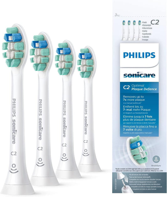 Philips Sonicare C2 ProResults HX6014/07 - Tête de brosse - 4 pièces