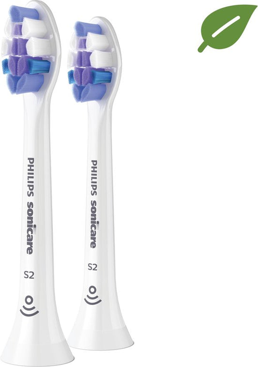 Philips Sonicare Optimal Sensitive - pour brosse à dents électrique - Blanc - Lot de 2 - HX6052/10