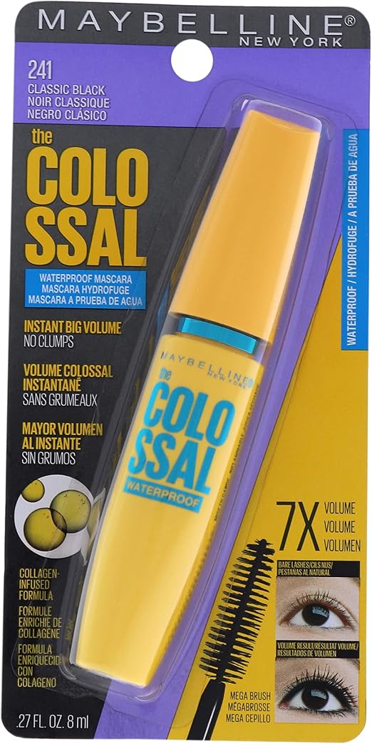 Maybelline The Colossal Volum Express waterdichte mascara – Classic Black voor vrouwen