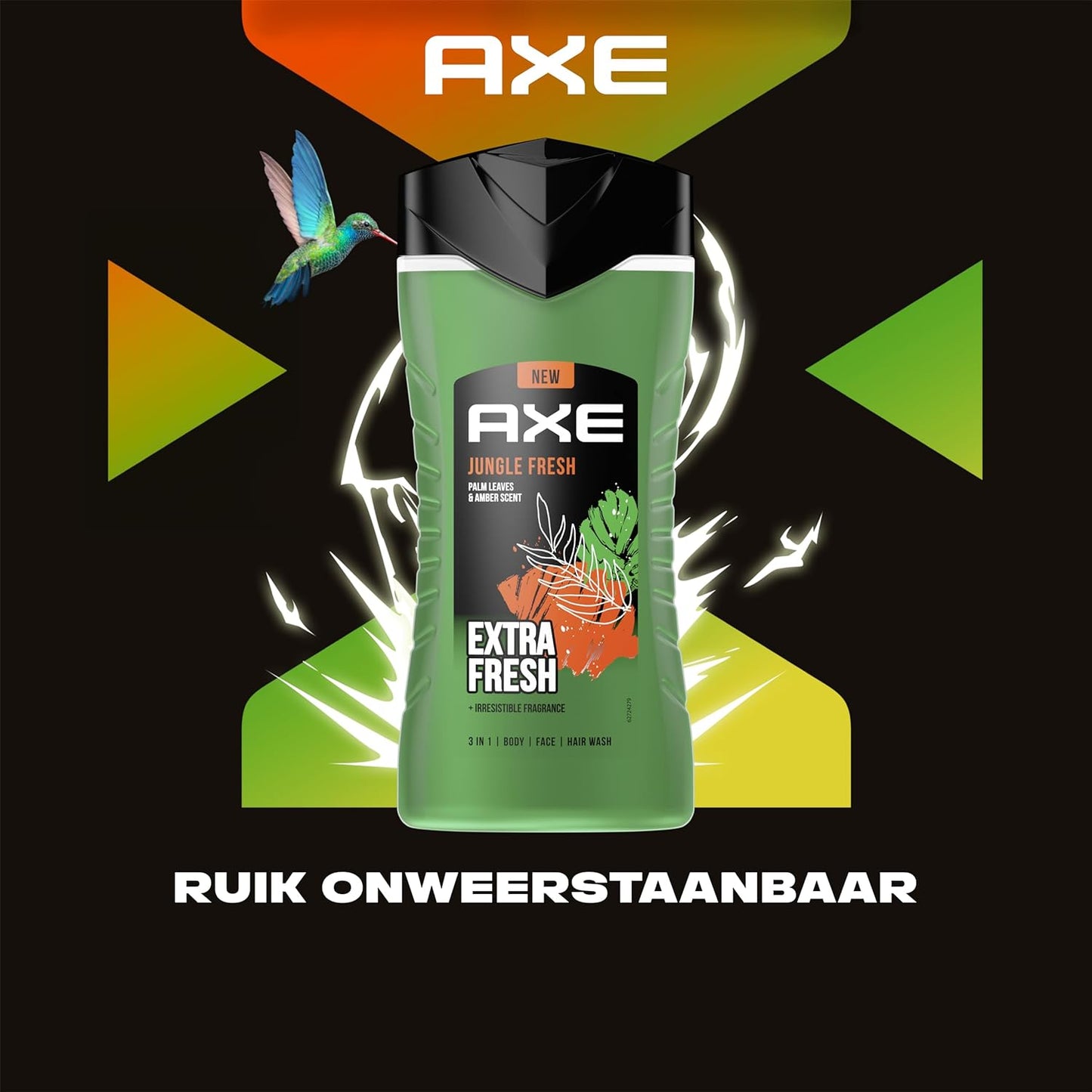 AXE Jungle Fresh 3-in-1 Shower Gel 6 x 250 ml