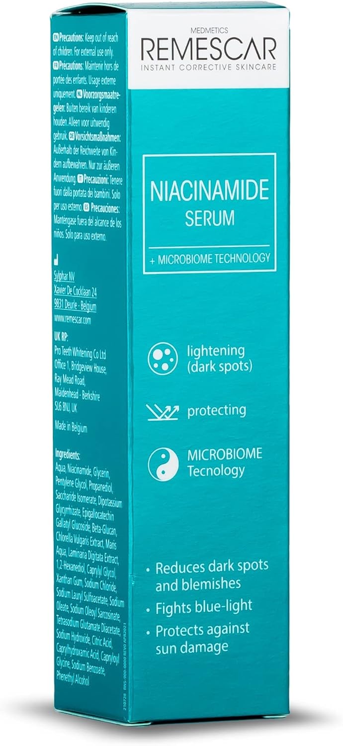 Remescar Sérum Niacinamide 30 ml - 10% Niacinamide pour le soin du visage