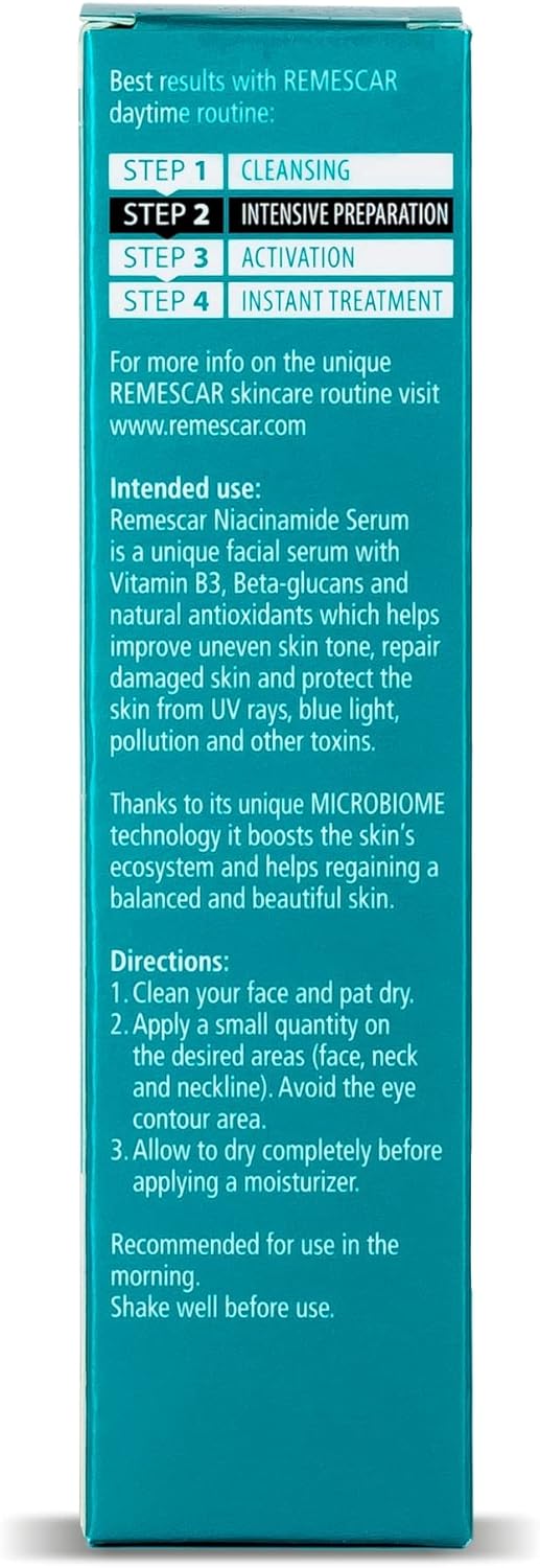 Remescar Sérum Niacinamide 30 ml - 10% Niacinamide pour le soin du visage