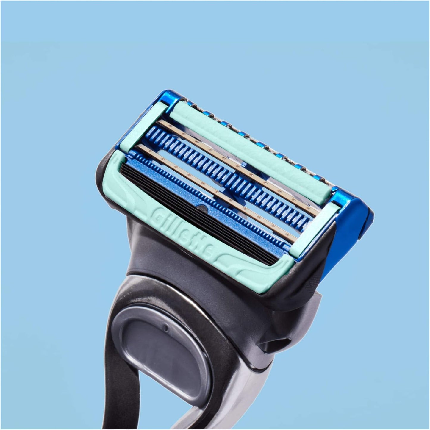 Gillette Skinguard Sensitive Navulmesjes Voor Mannen, Verpakking Met 8 Navulmesjes, Verbeterde Lubrastrip, Past Op Fusion-Handvatten