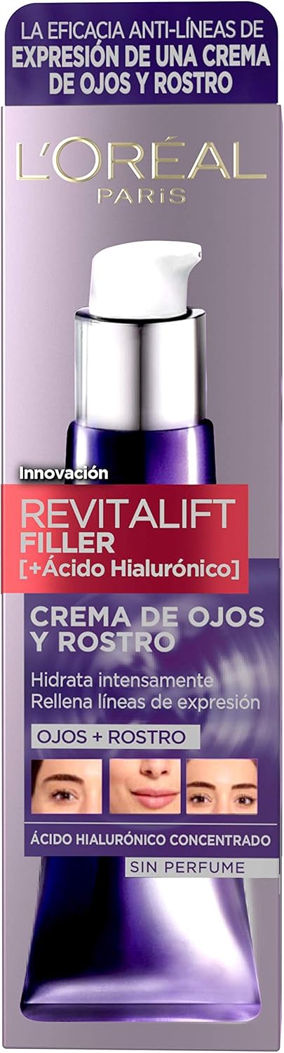 L'Oréal Paris REVITALIFT FILLER crème contour des yeux à l'acide hyaluronique 30 ml