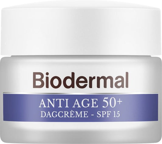 Biodermal Crème de Jour Anti-Âge 50+ - Crème de Jour - 50 ml