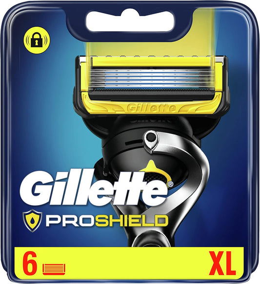 Lames de rasoir Gillette Proshield pour homme, 6 lames de rechange