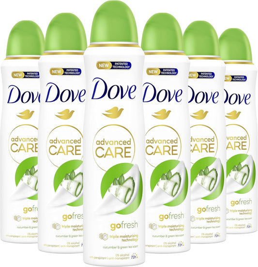 Dove Advanced Care Go Fresh Cucumber & Green Tea  6 x150 ml