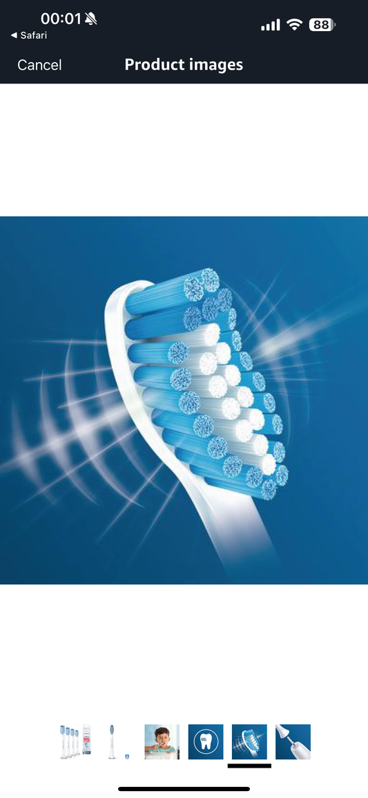 Têtes de brosse à dents Philips Sonicare S Sensitive - 4 pièces