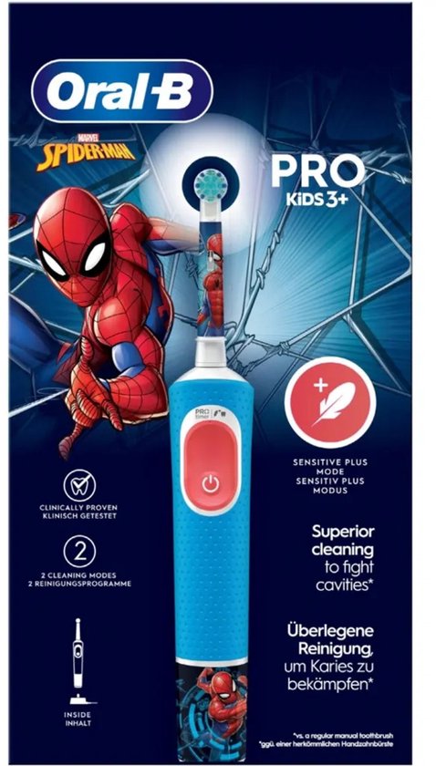 Brosse à dents électrique Oral-B Pro Kids Spider-Man
