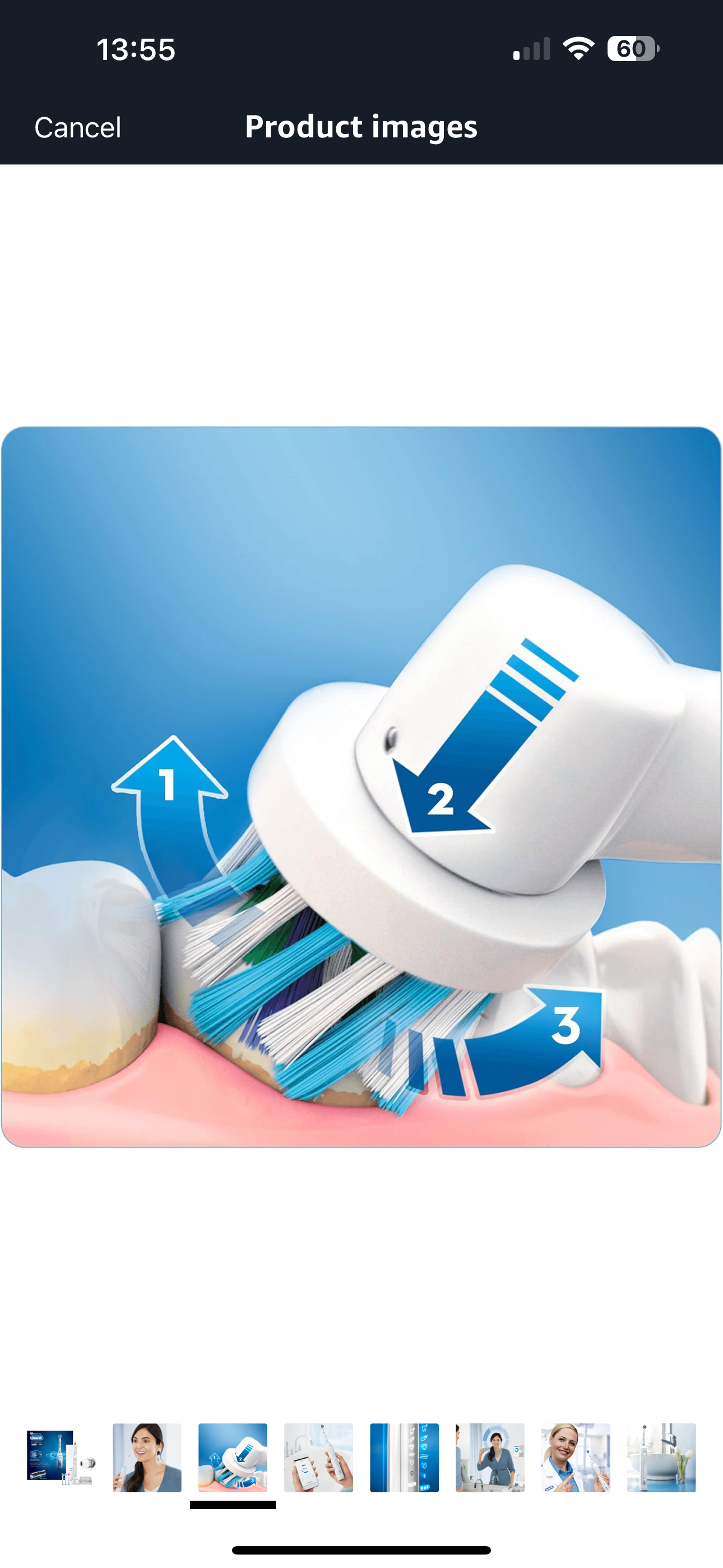 Oral-B Genius 9000N Electric Toothbrush with Positioning Technology, White