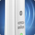 Brosse à dents électrique Oral-B Smart 4 4200 W blanche, alimentée par Braun
